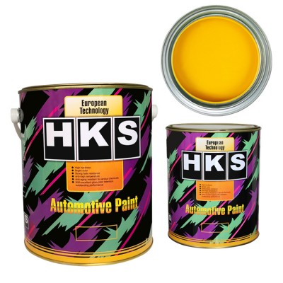 High Leveling Paints Coatings Good Coverage Car Refinish China Paint Lemon Yellow 2K Metallic Orange Car Paint Orange Car Paint Colors